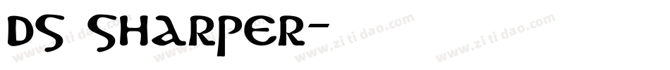 DS Sharper字体转换